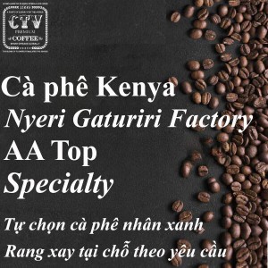 Cà phê Kenya Nyeri Gaturiri Factory AA Top specialty