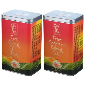 Trà Ô Long Tứ Quý Cầu Tre Việt hộp thiếc 100g