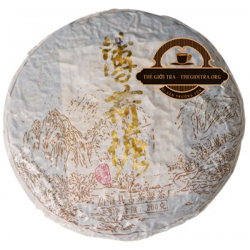 Trà Phổ Nhĩ sống Mint Sugar Vân Nam cổ thụ bánh 200g