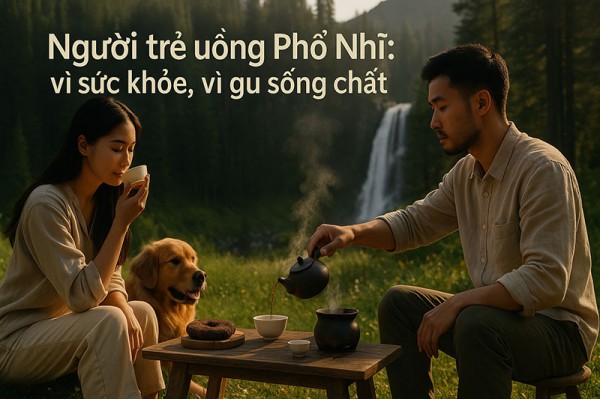 Người trẻ uống Phổ Nhĩ: vì sức khỏe, vì gu sống chất