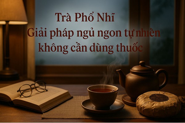 Trà phổ nhĩ giải pháp ngủ ngon tự nhiên không cần dùng thuốc