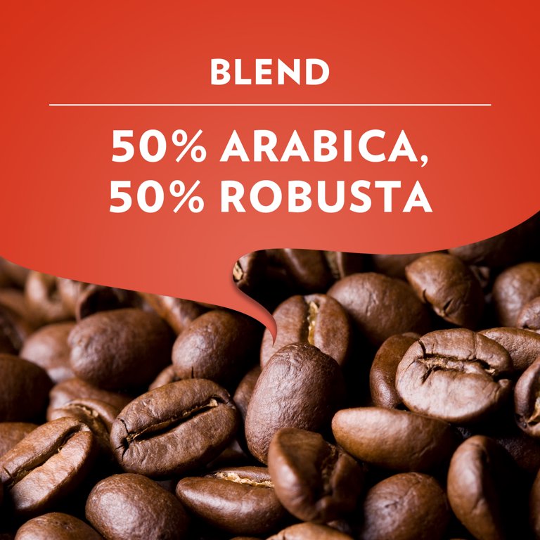 sản phẩm được blend theo tỷ lệ 50% Arabica và 50% Robusta