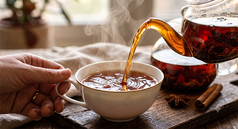Trà với quế có tác dụng giữ ấm cơ thể trong mùa lạnh