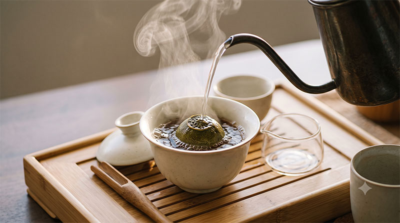 Sản phẩm sở hữu quy cách túi 100g tiện lợi với nốt hương tinh dầu thanh mát hòa quyện cùng vị trà trầm ấm, đậm đà và hậu vị ngọt dịu sâu lắng